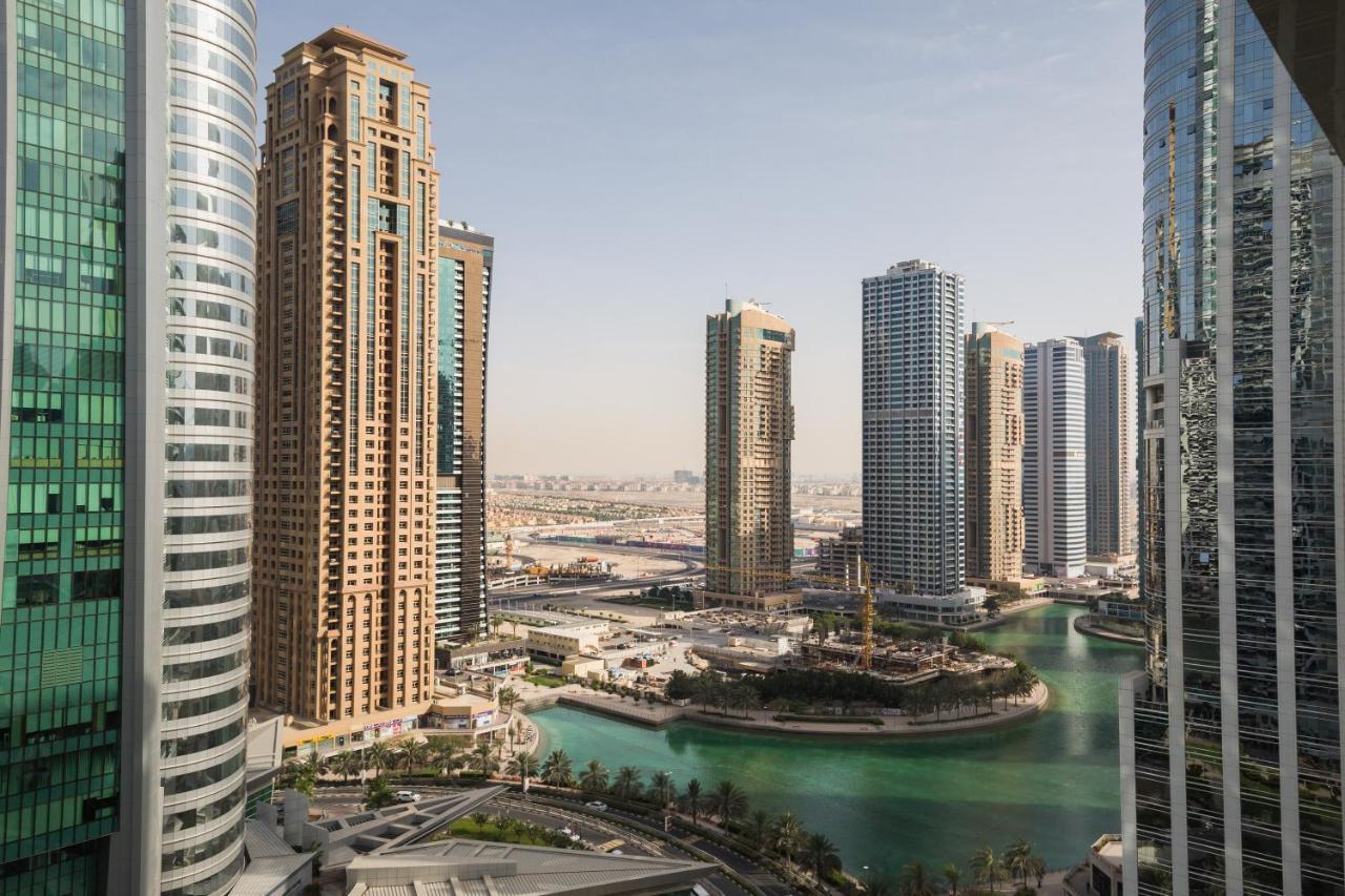 Apartmán Higuests - Cozy Studio With Panoramic Views On The Lake Dubaj Exteriér fotografie